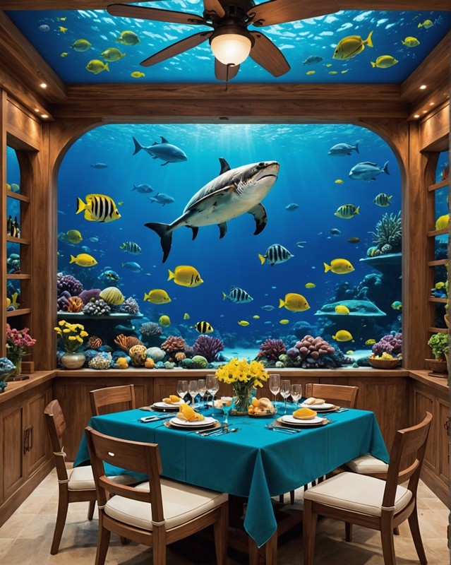 Underwater Adventure Dining Area with Marine Decor