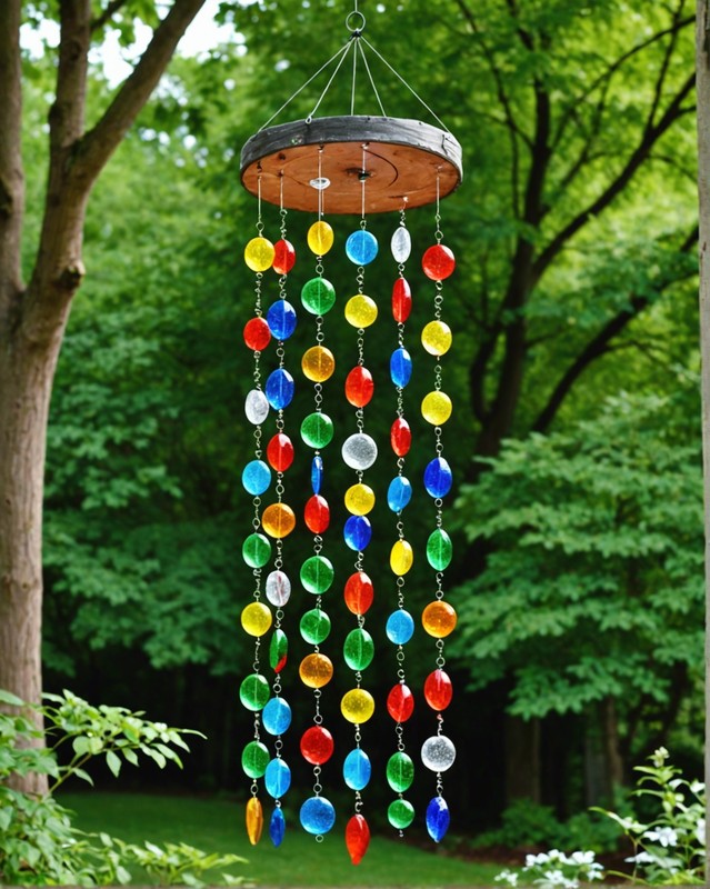Upcycled Bottle Wind Chimes