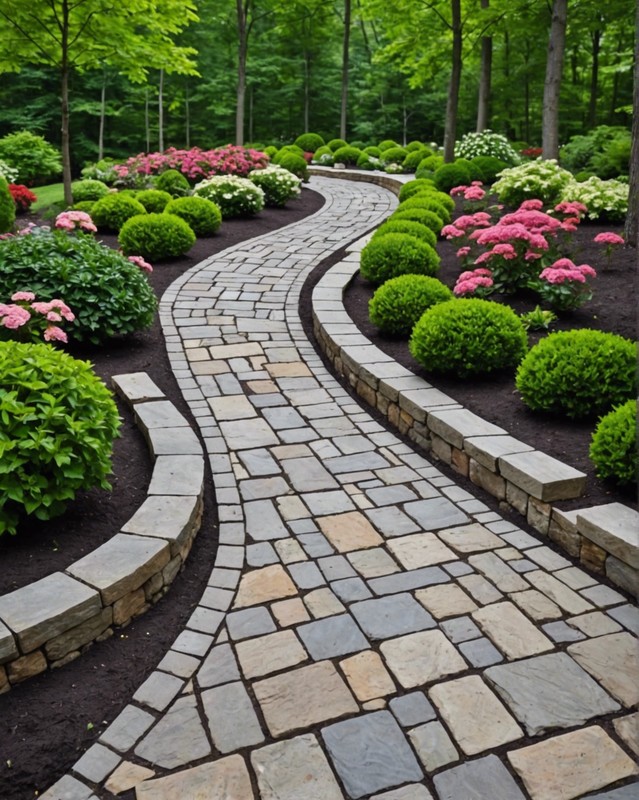 Use Natural Stone or Pavers for Walkways