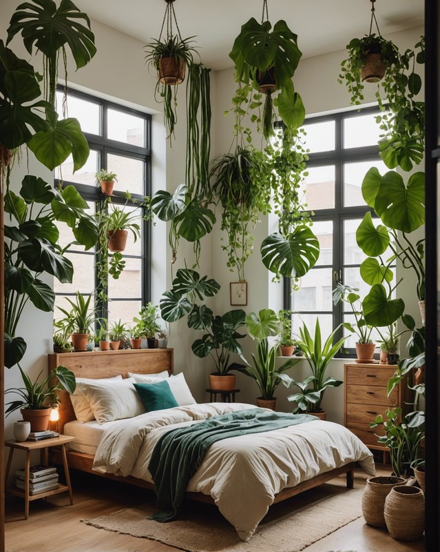 Use of plants and greenery