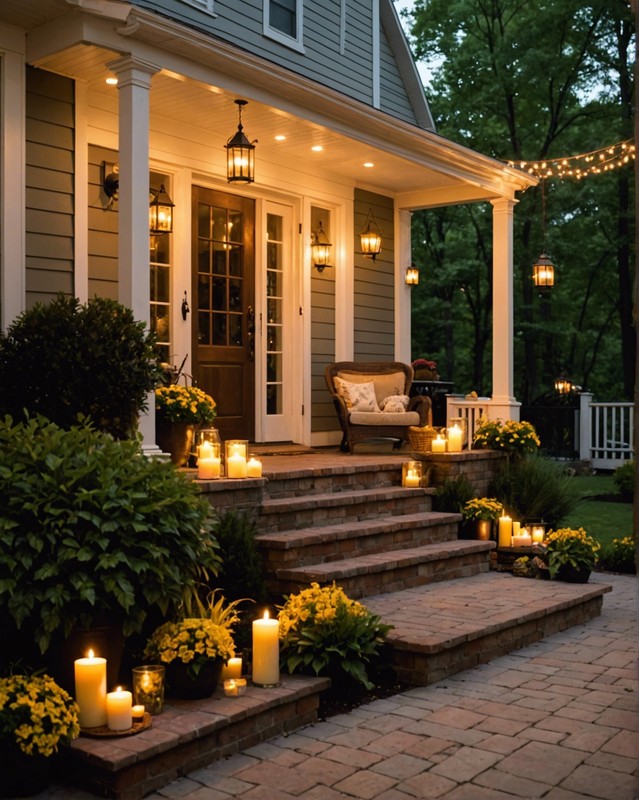 Use Outdoor Candles for a Warm and Inviting Ambiance
