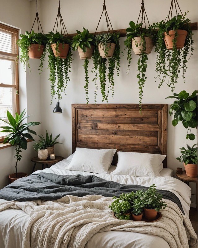 Use Plants as Nightstands
