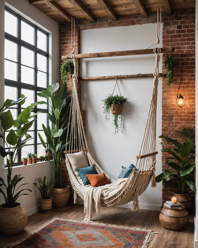 Vertical Sanctuary: Hang a Hammock Vertically from a Wall