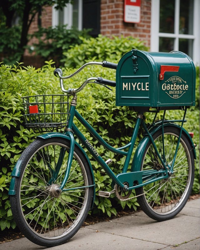 Vintage Bicycle Mailbox