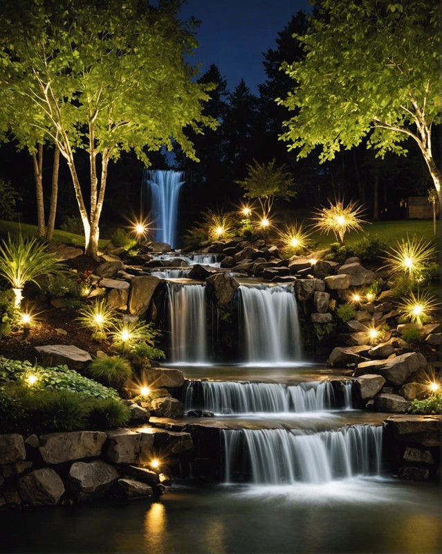Waterfall lights