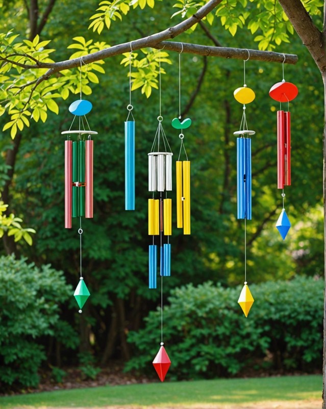 Wind Chimes with Windsocks