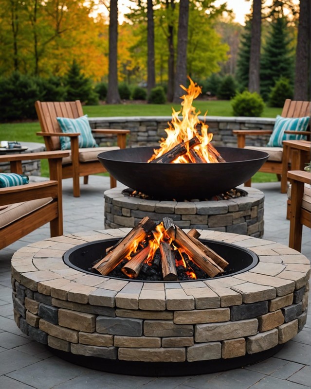 Wood-Burning Fire Pit