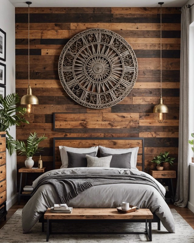 Wood and Metal Accents