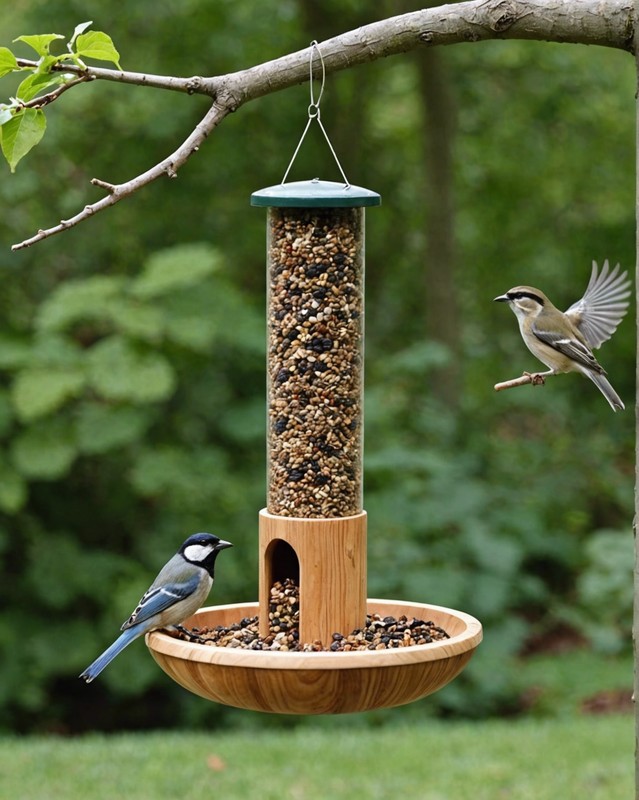 Wooden Spoon Bird Feeder