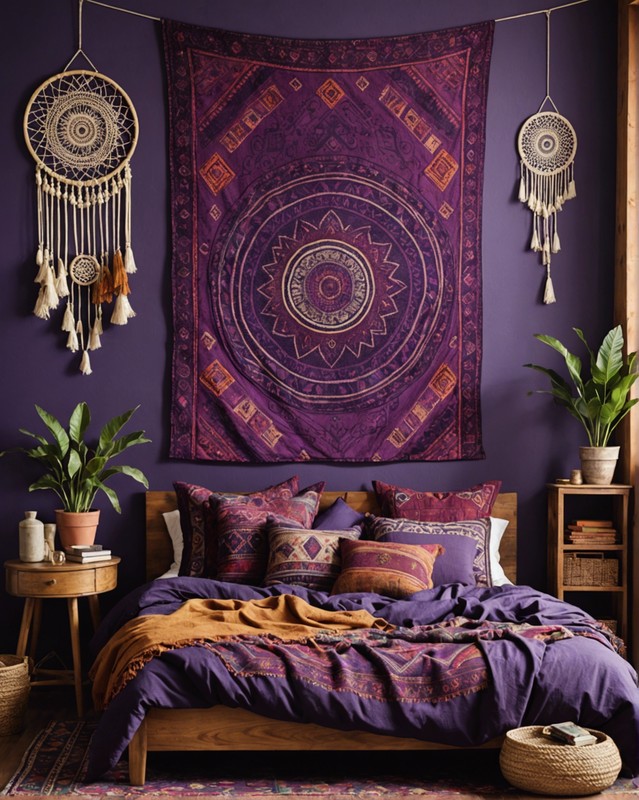 Woven Purple Tapestry