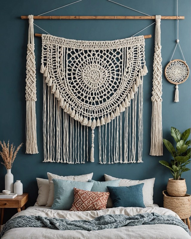 Woven Wall Hangings and Macrame