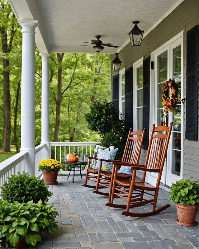 Wrap-around with Rocking Chairs