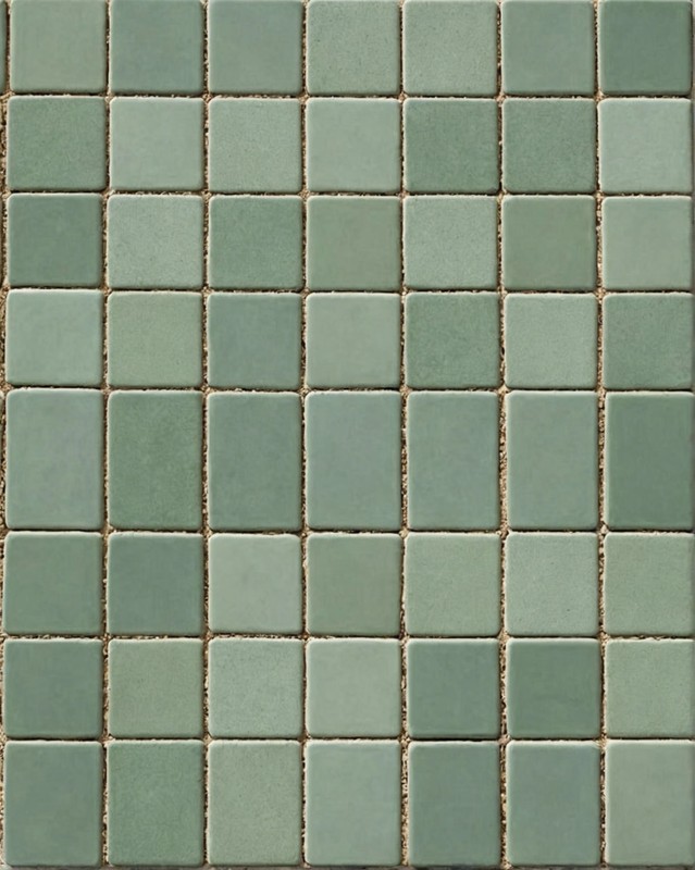 Zellige Tile in Sage Green