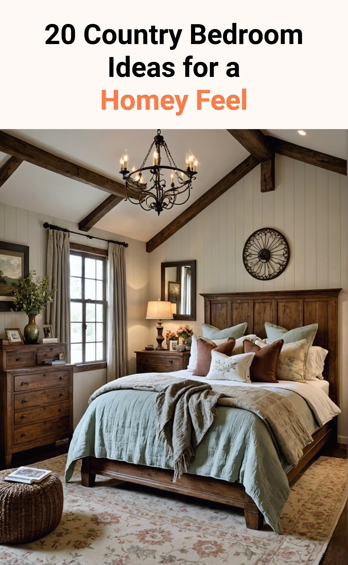 20 Country Bedroom Ideas for a Homey Feel