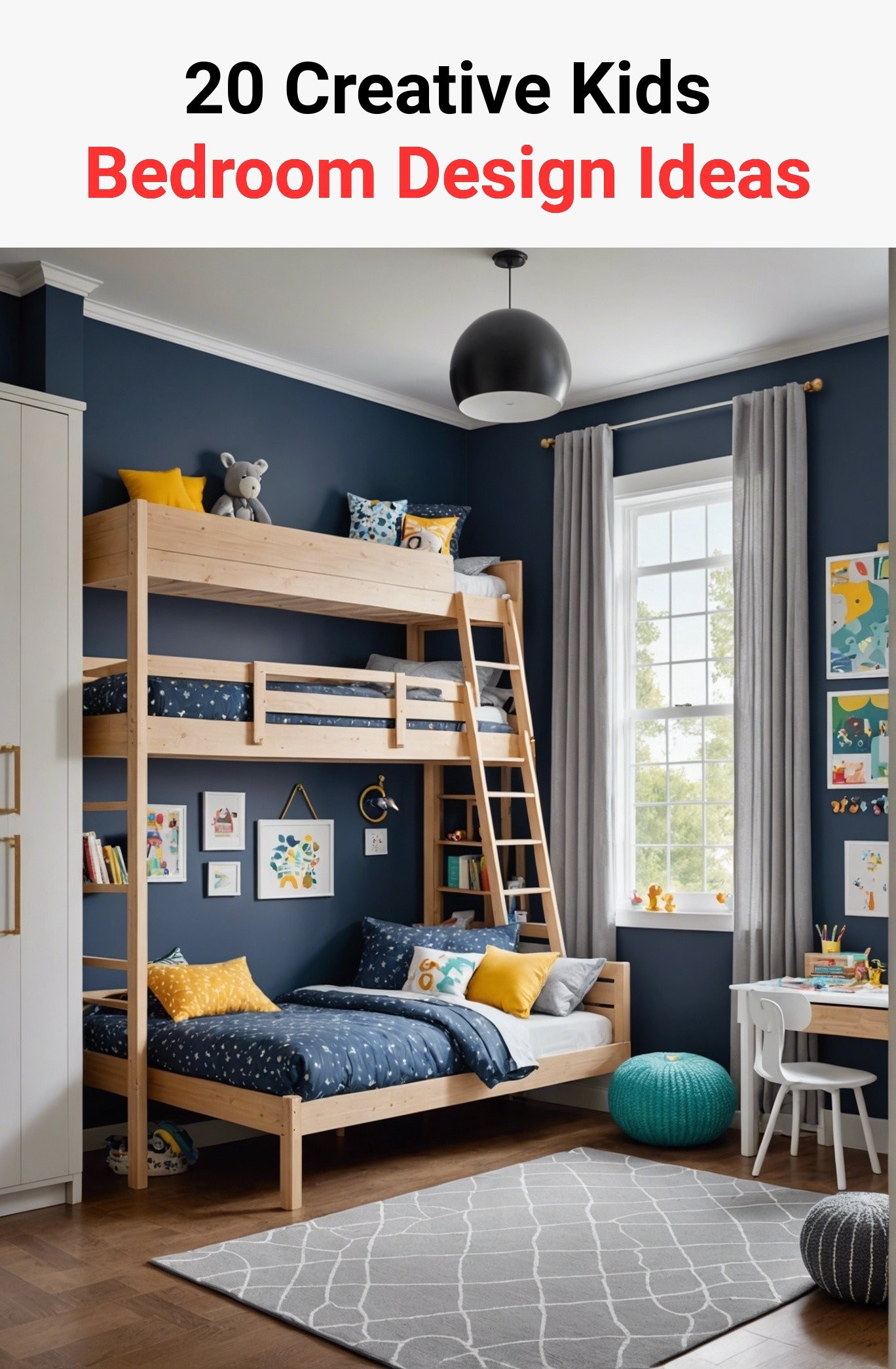 20 Creative Kids Bedroom Design Ideas