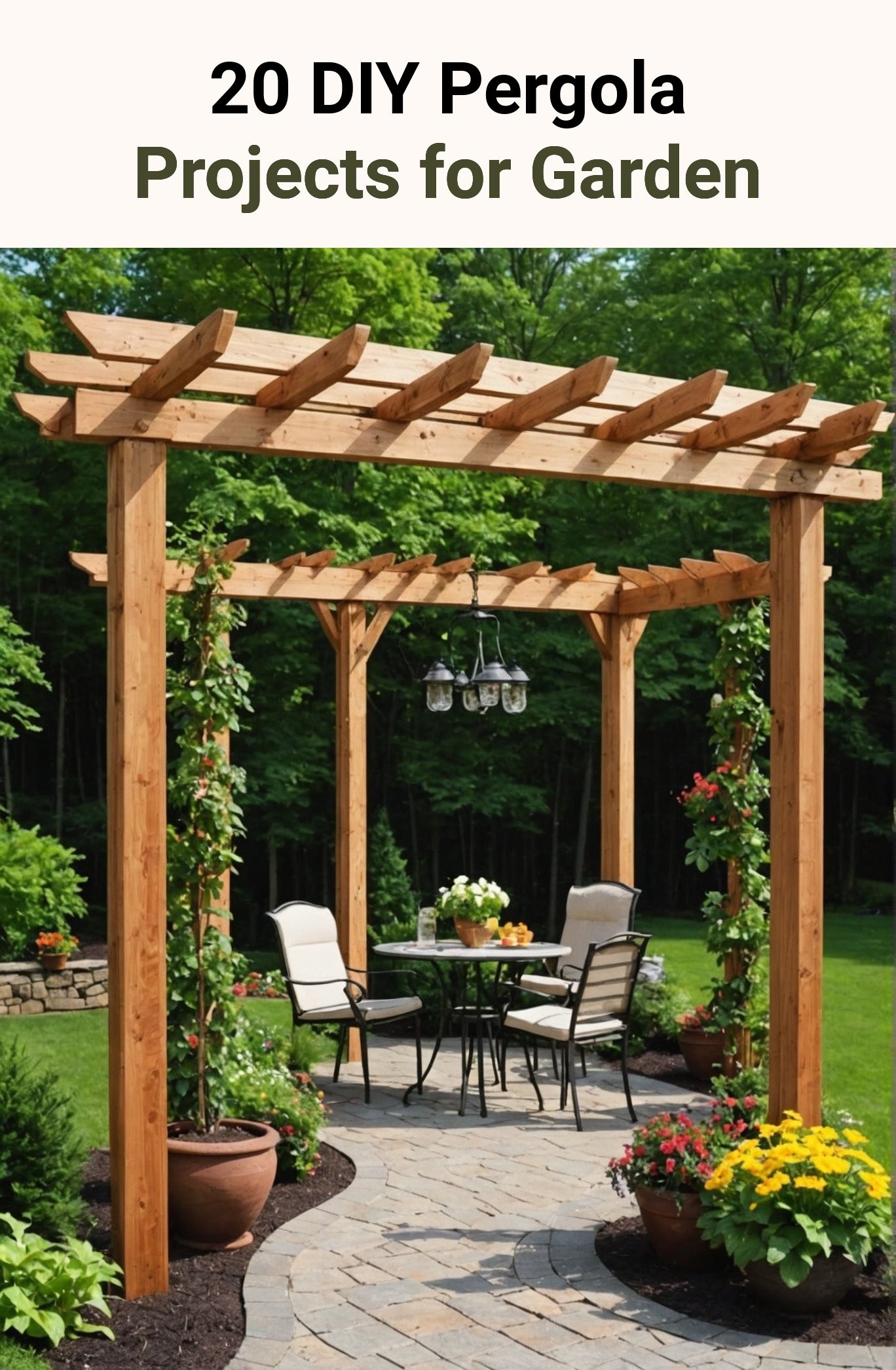 20 DIY Pergola Projects for Garden