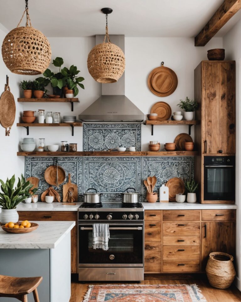 20 Modern Boho Kitchen Ideas