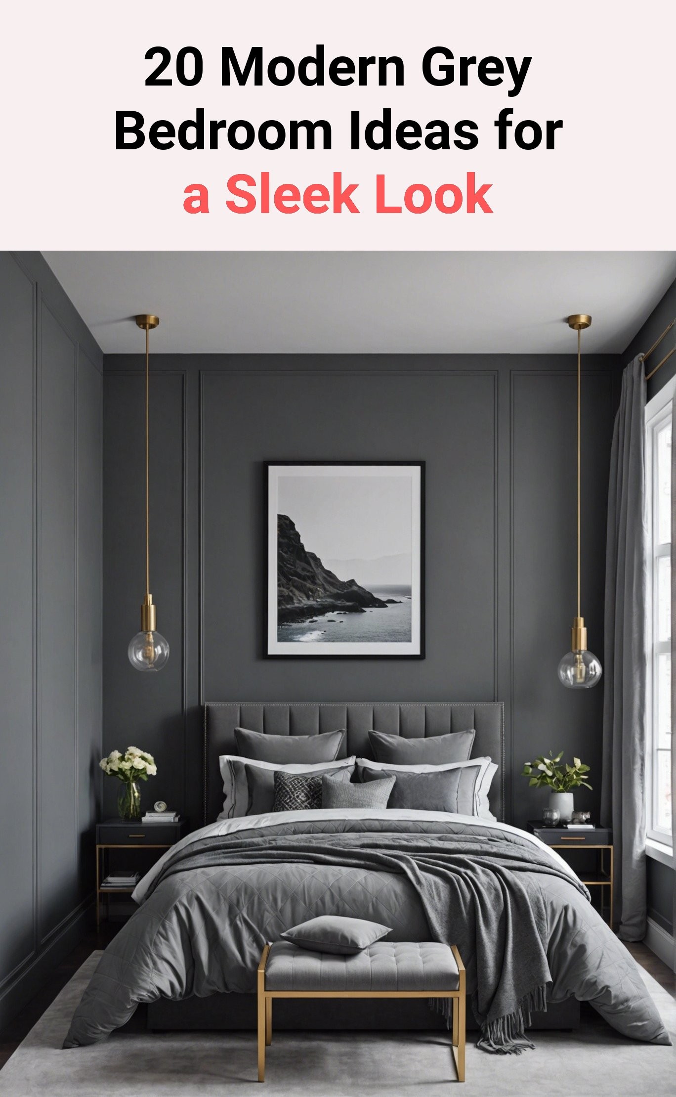 20 Modern Grey Bedroom Ideas for a Sleek Look