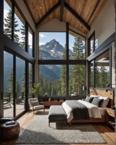 20 Modern Mountain Home Bedroom Ideas