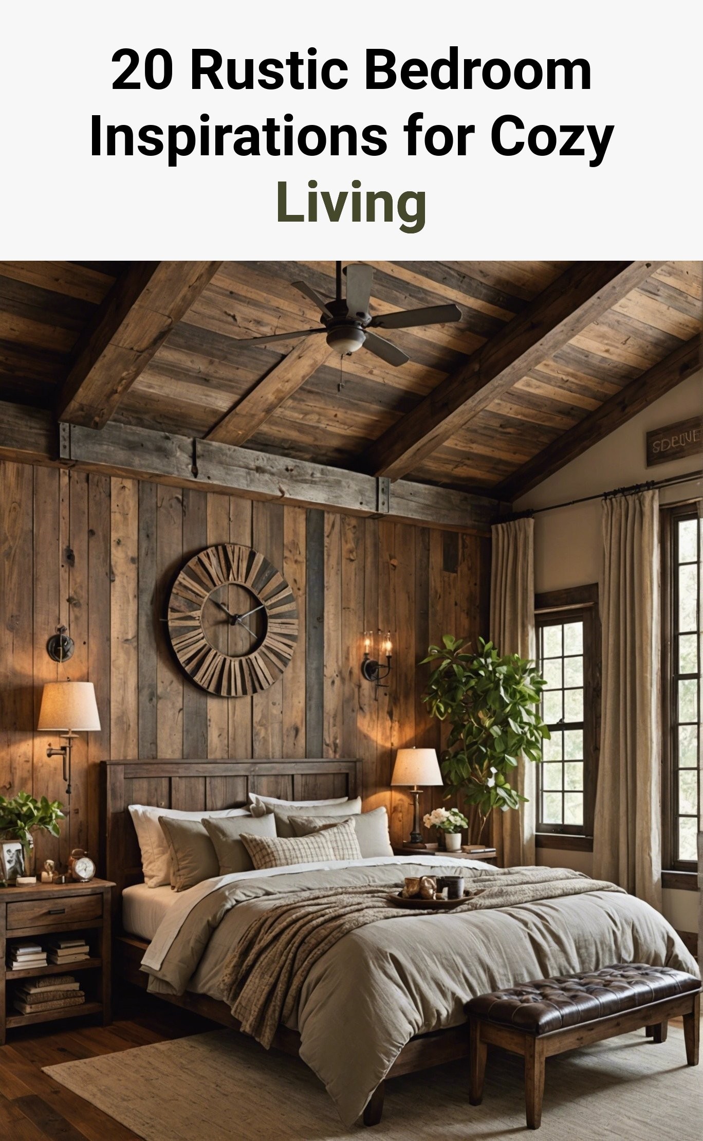 20 Rustic Bedroom Inspirations for Cozy Living