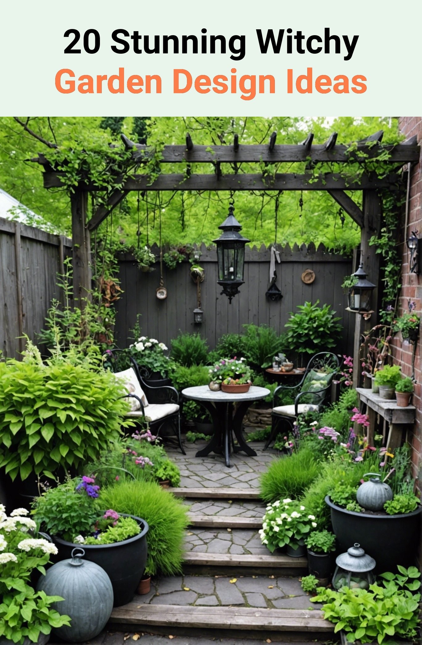 20 Stunning Witchy Garden Design Ideas