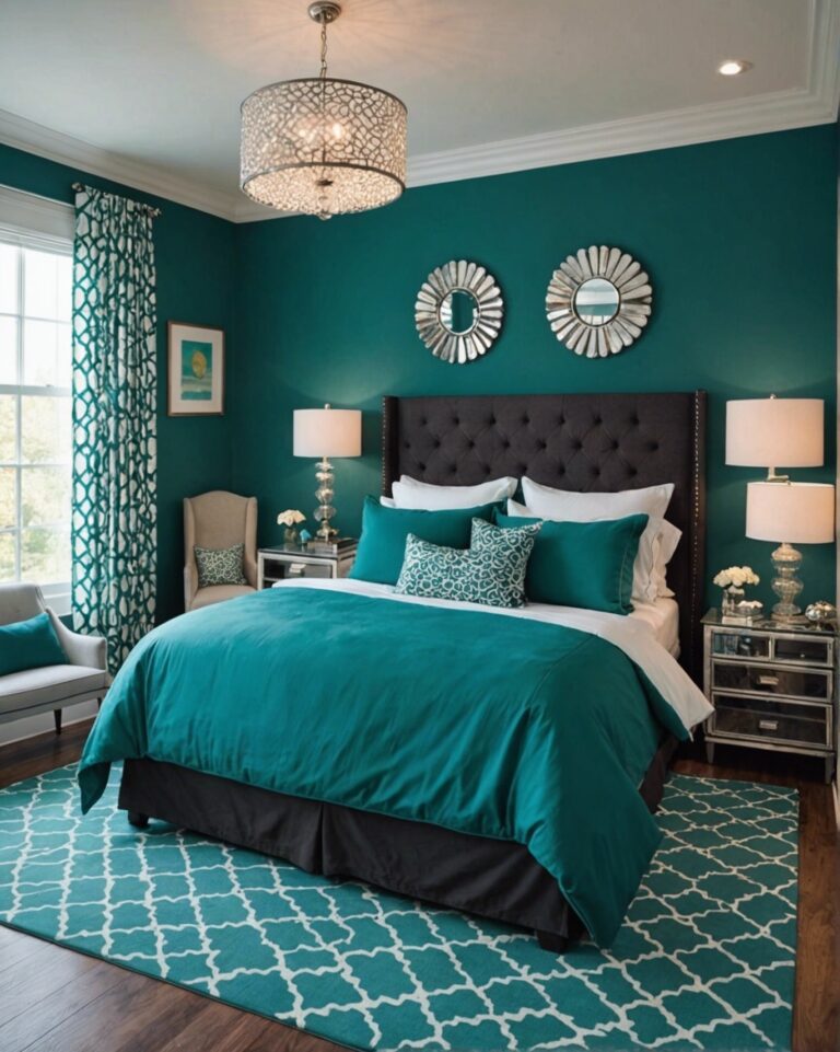 20 Teal Bedroom Ideas