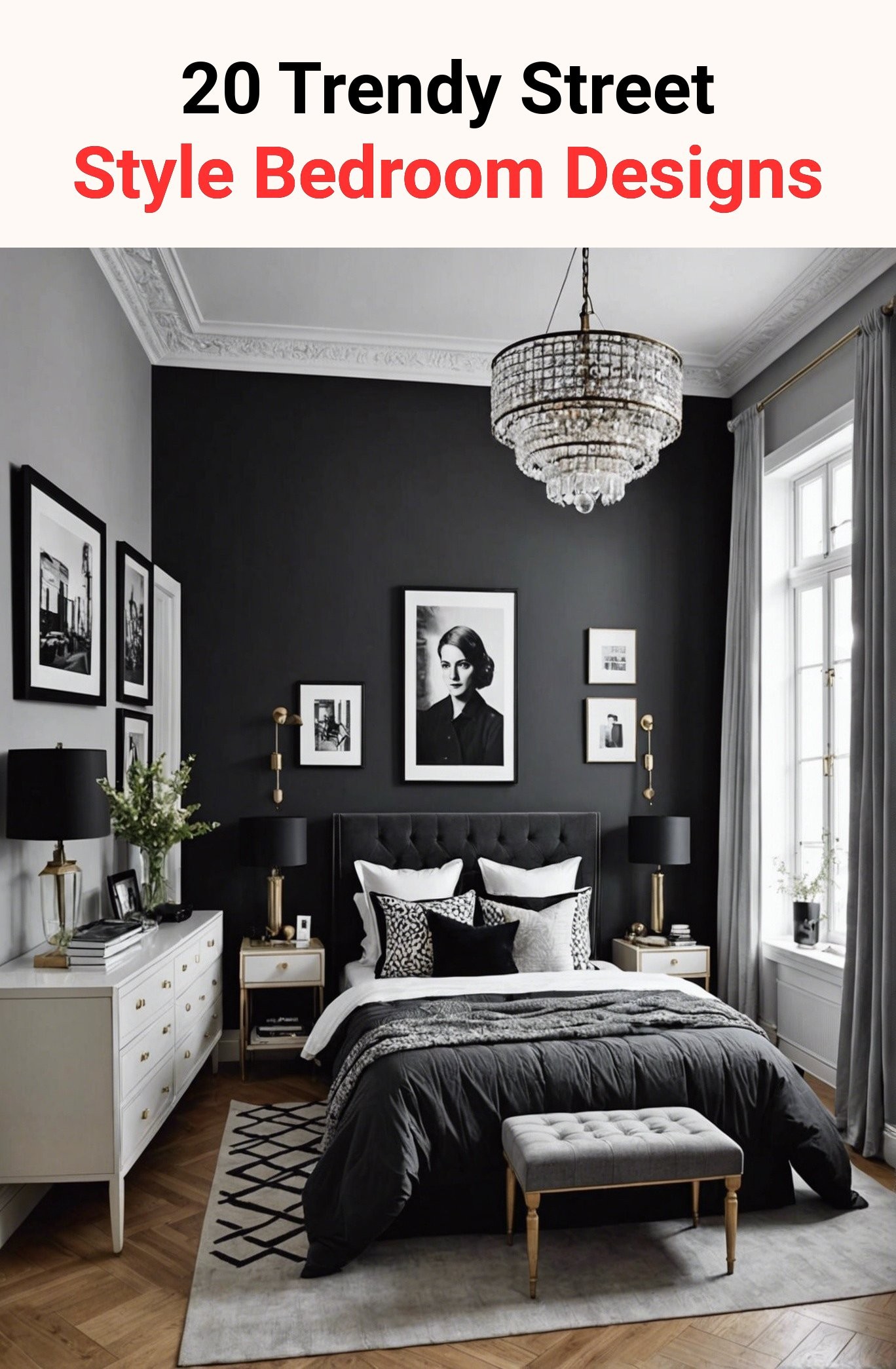 20 Trendy Street Style Bedroom Designs