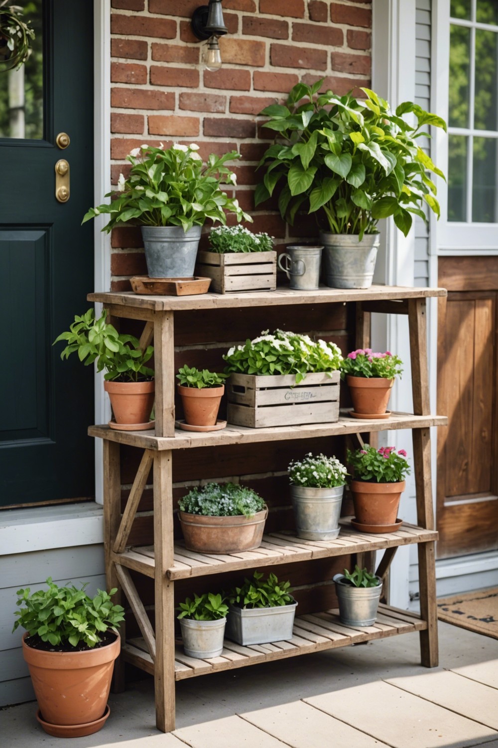 Add a DIY Potted Plant Station