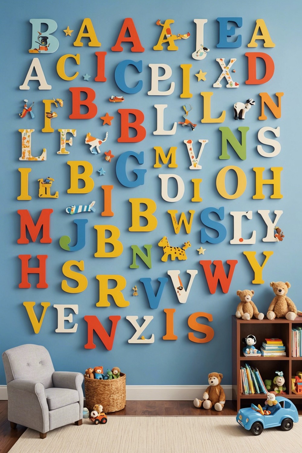 Alphabet Wall Art for a Fun Learning Environment
