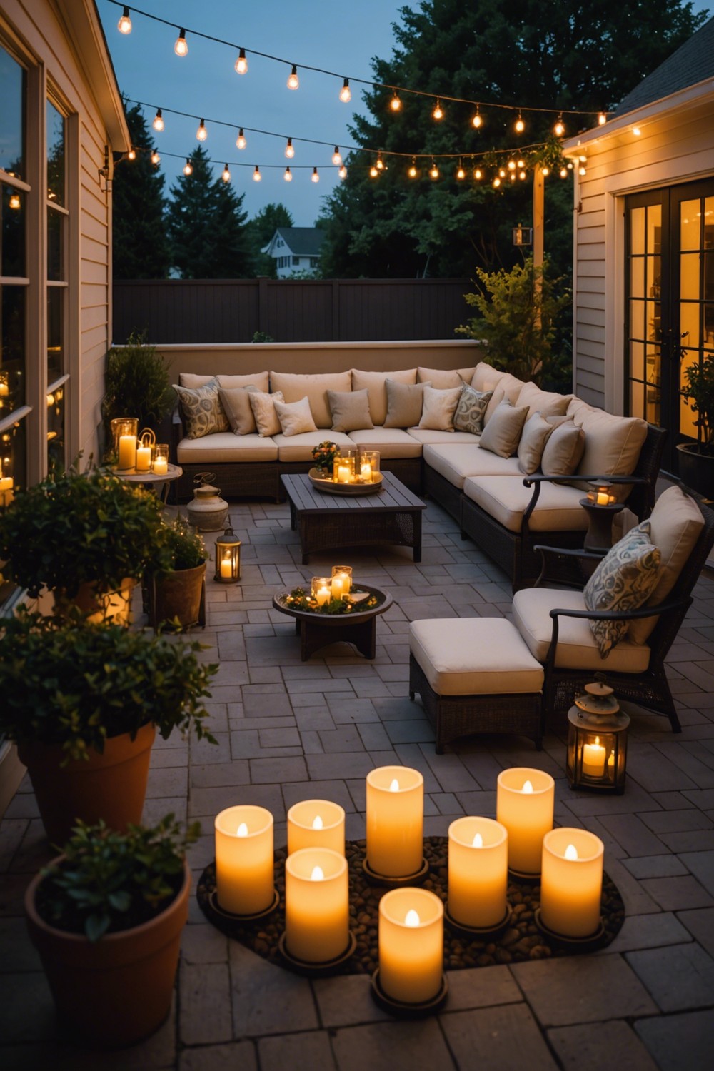Candlelit Ambiance for a Warm Glow