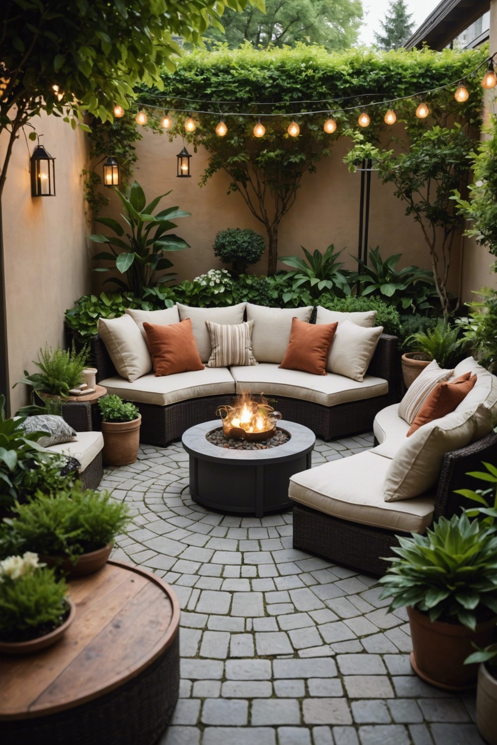 Cozy Patio Layout for an Intimate Setting