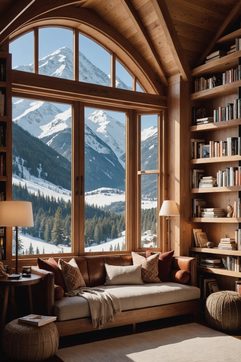Cozy Reading Nooks with Built-in Bookshelves