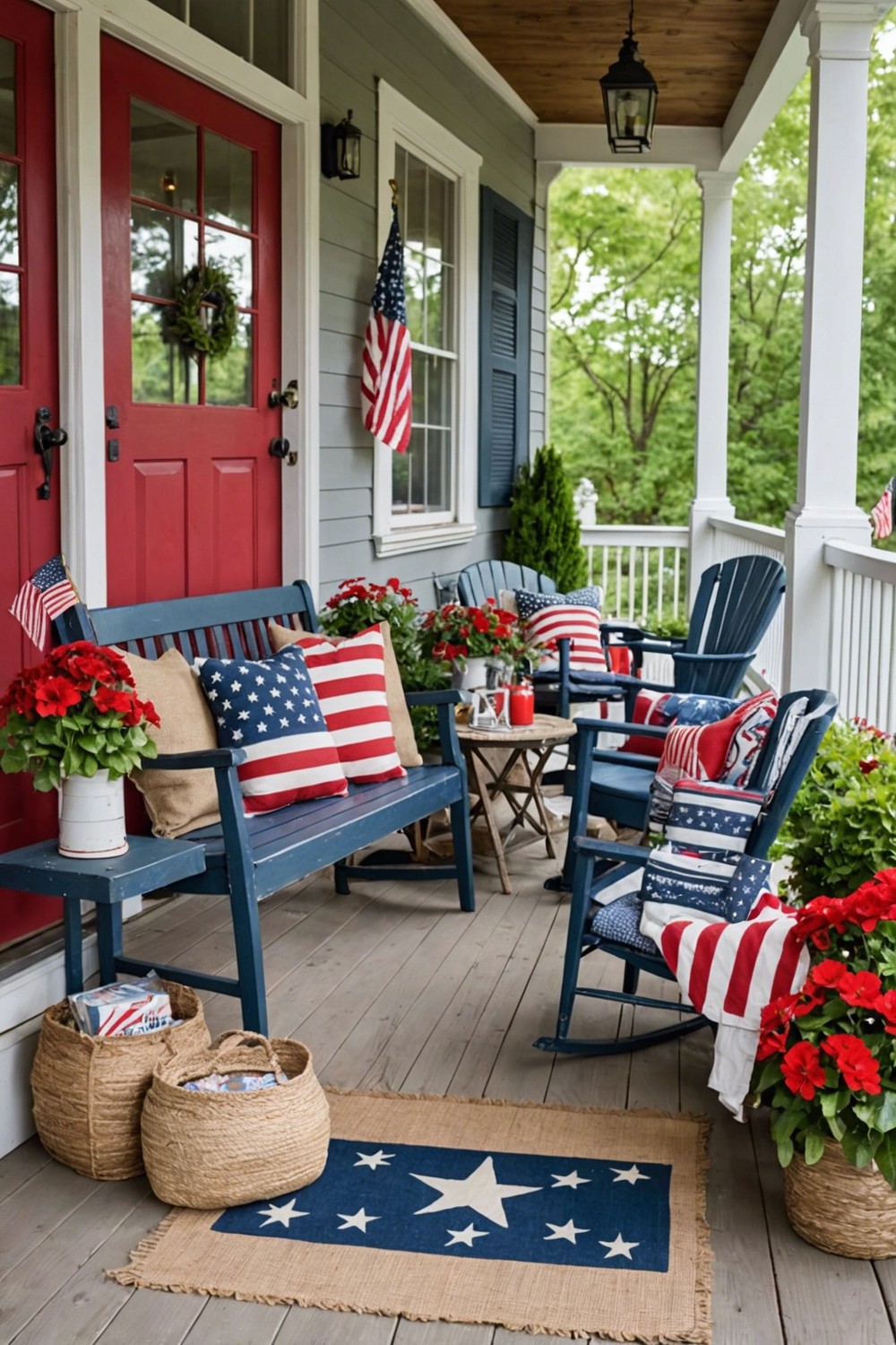 Create a Patriotic Porch
