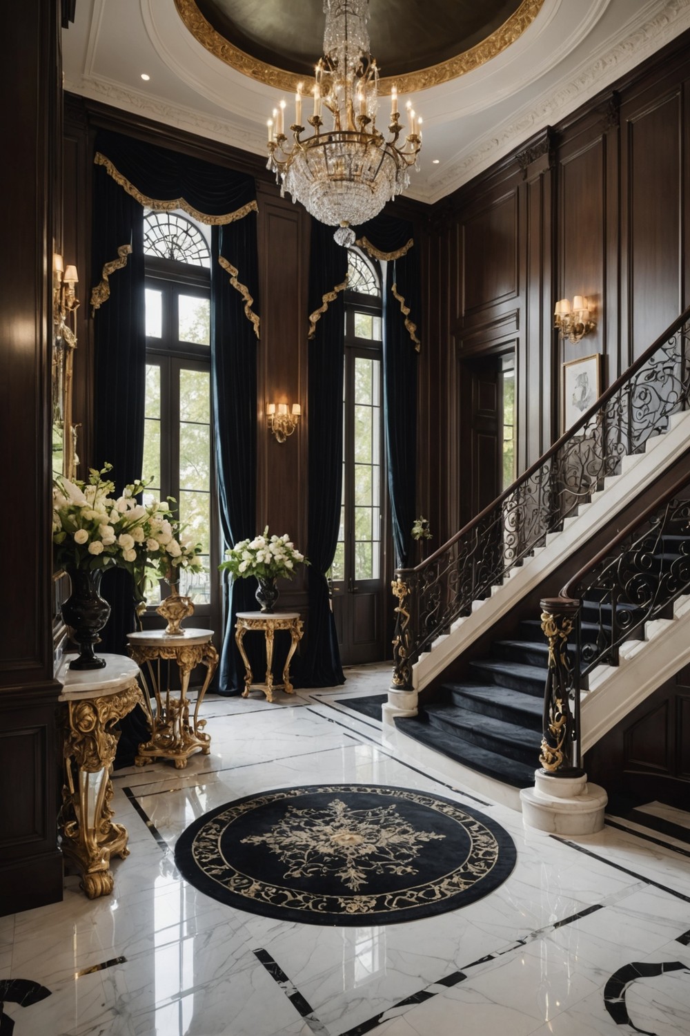 Creating a Elegant Foyer: Inspired by the Bridgerton's Grand Entrance