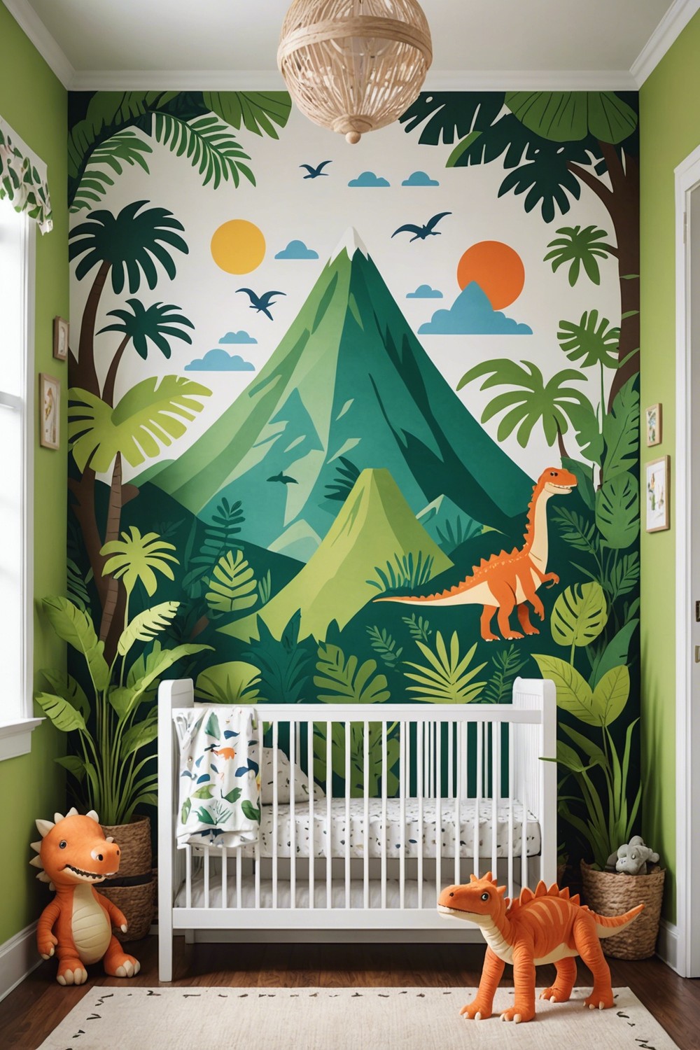 Dinosaur Themed Nursery for the Little Explorer