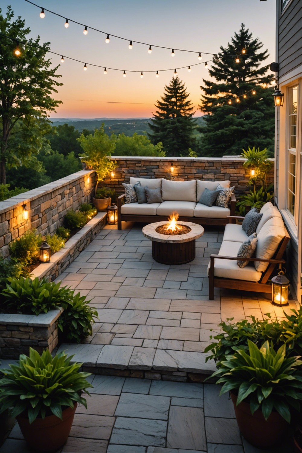 Elevated Patio for a Private Retreat