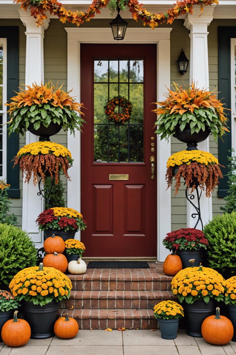 Fall-themed Planters and Pots