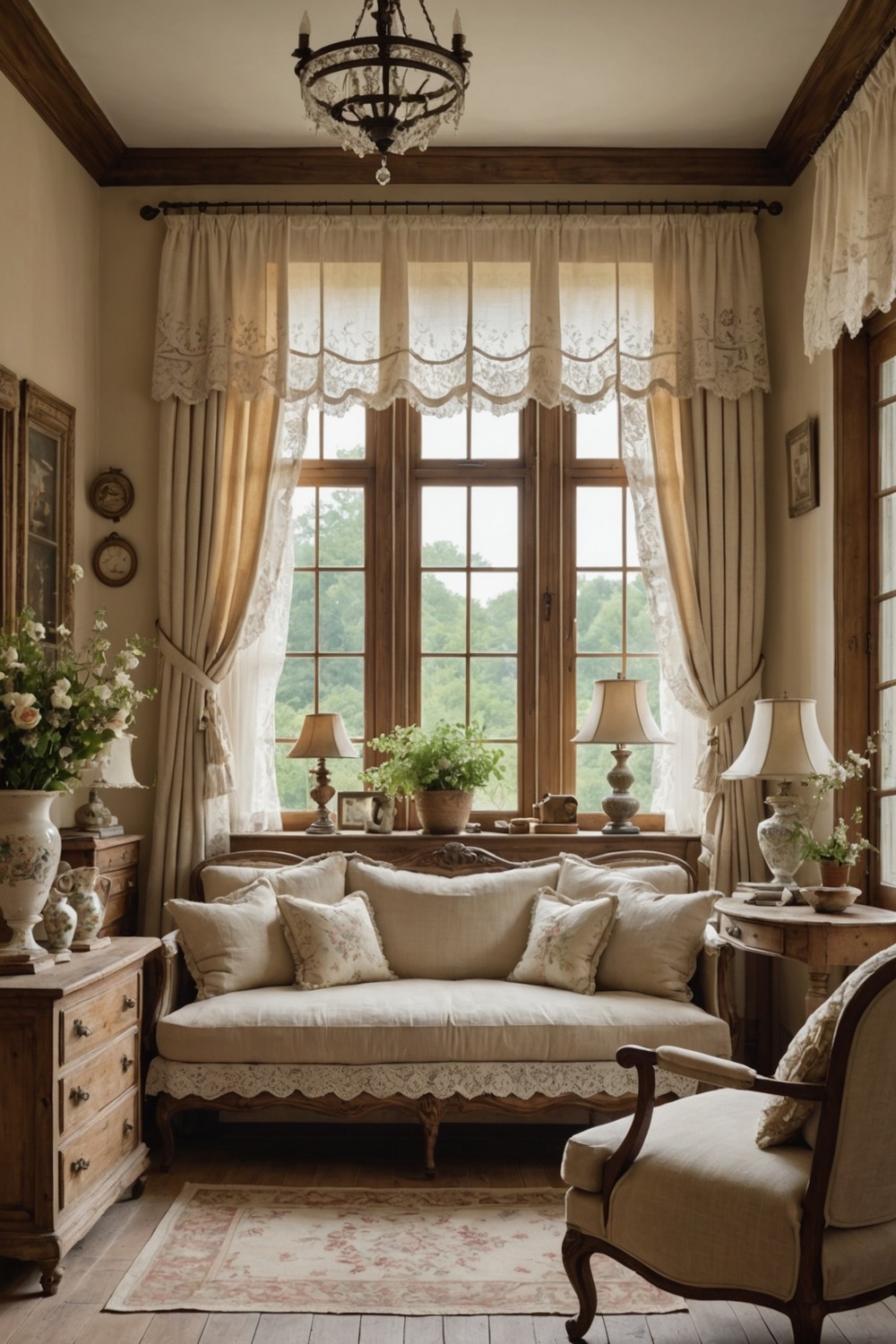 French Country-Style Window Treatments