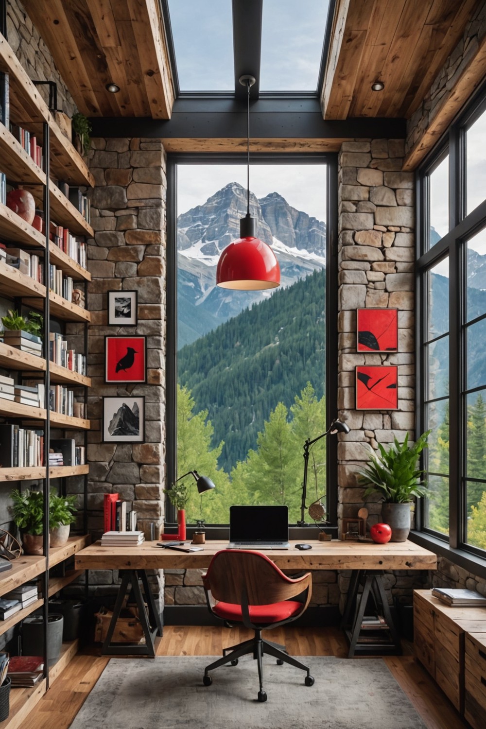 Modern Mountain Home Office Designs