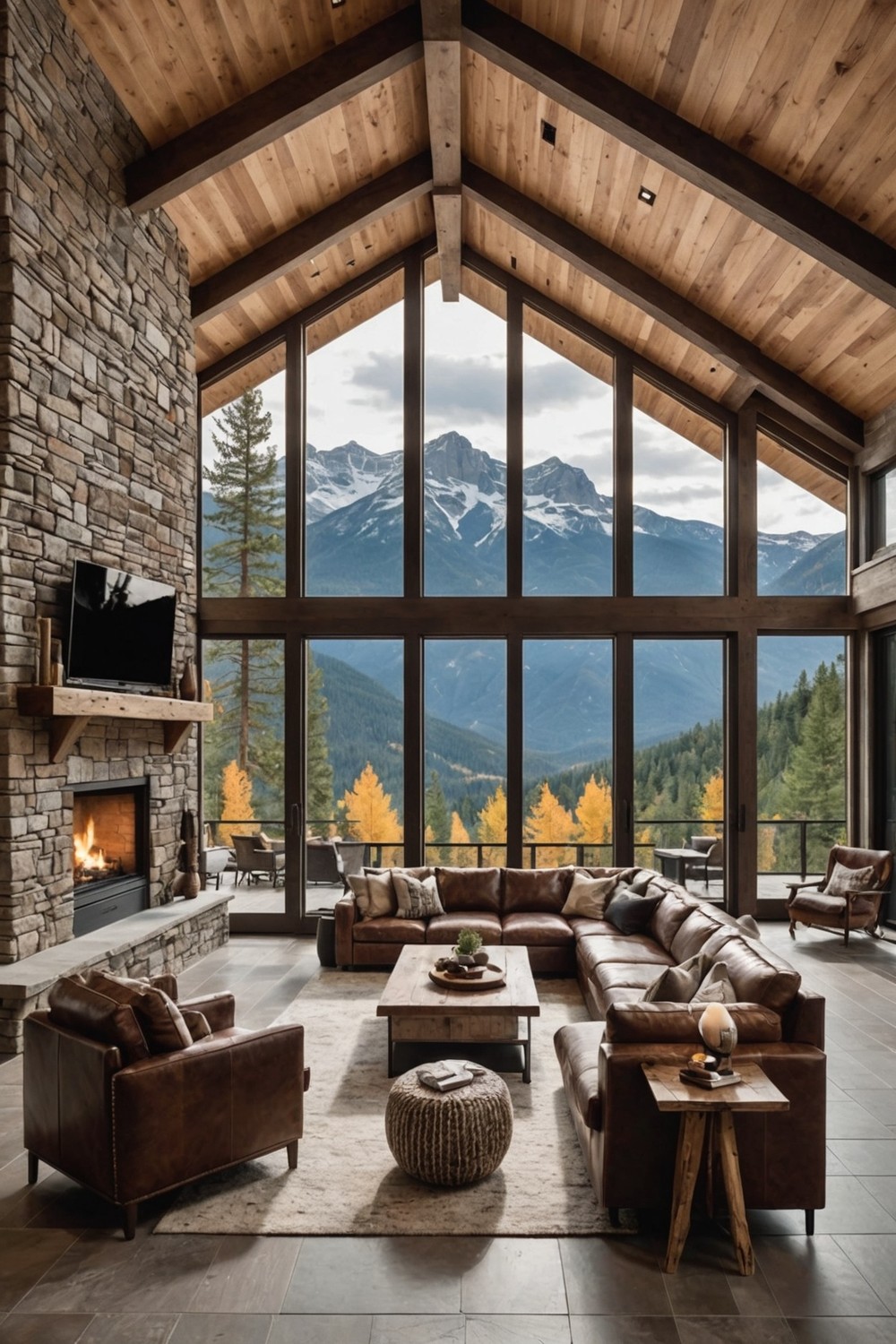 Open-Concept Living with a Mountain Twist