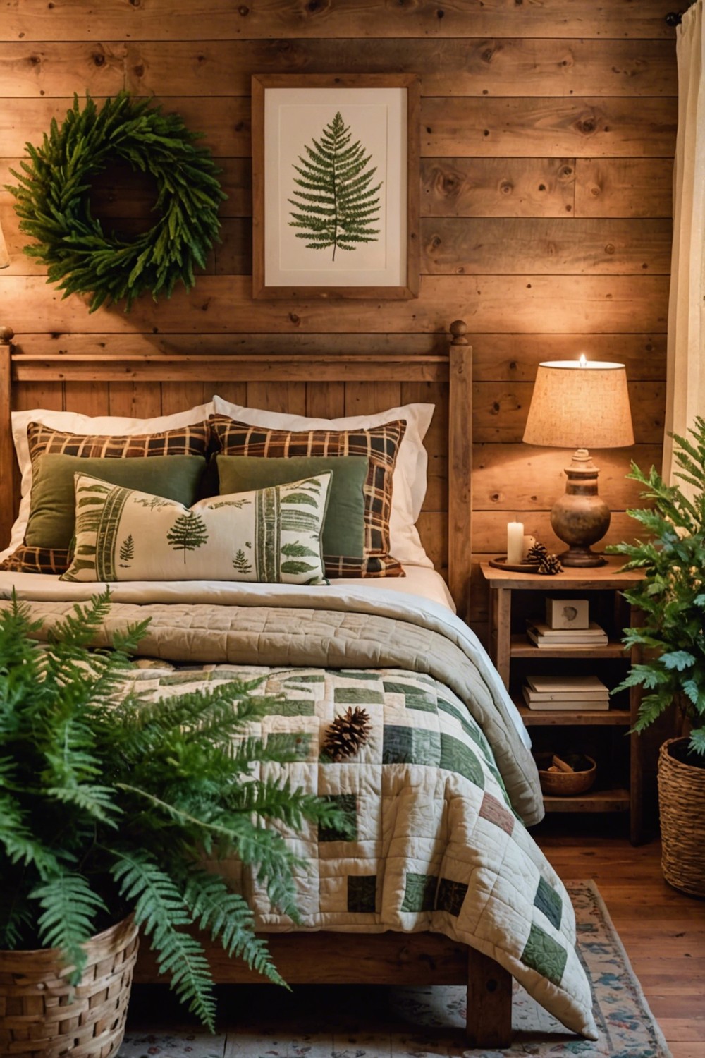 Pinecones and Greenery for a Seasonal Touch