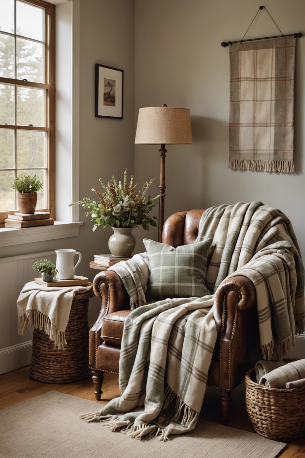 Plaid Fabrics for a Cozy Touch