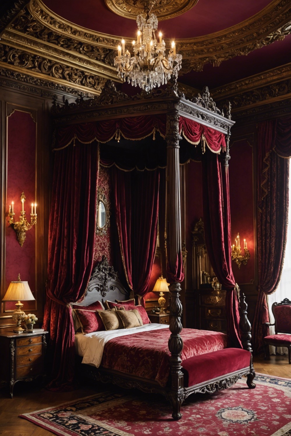 Regal Retreat: A Bedroom Fit for Royalty