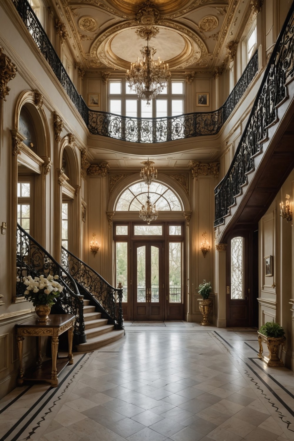 Regency-Style Architecture: Columns, Arches, and Ornate Details