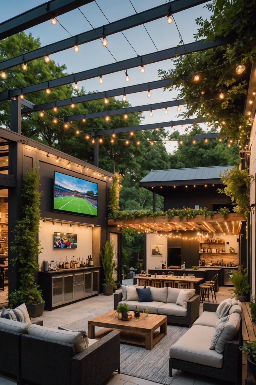 Retractable Roof for Outdoor Entertainment