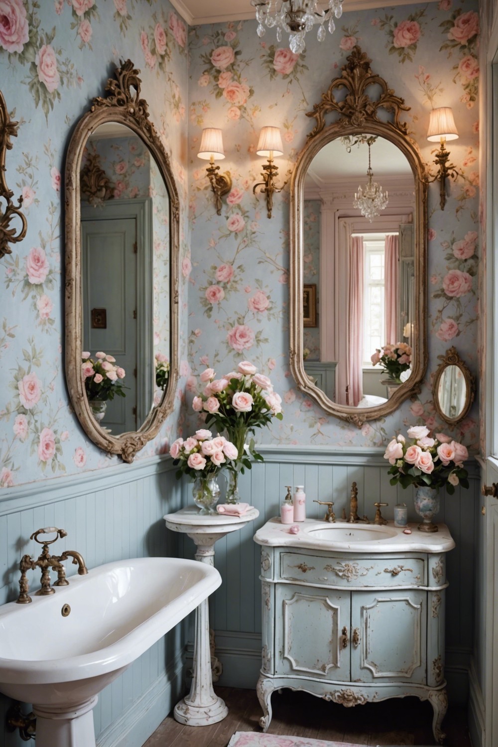 Shabby Chic: Distressed and Faded Floral Patterns for a Vintage Look