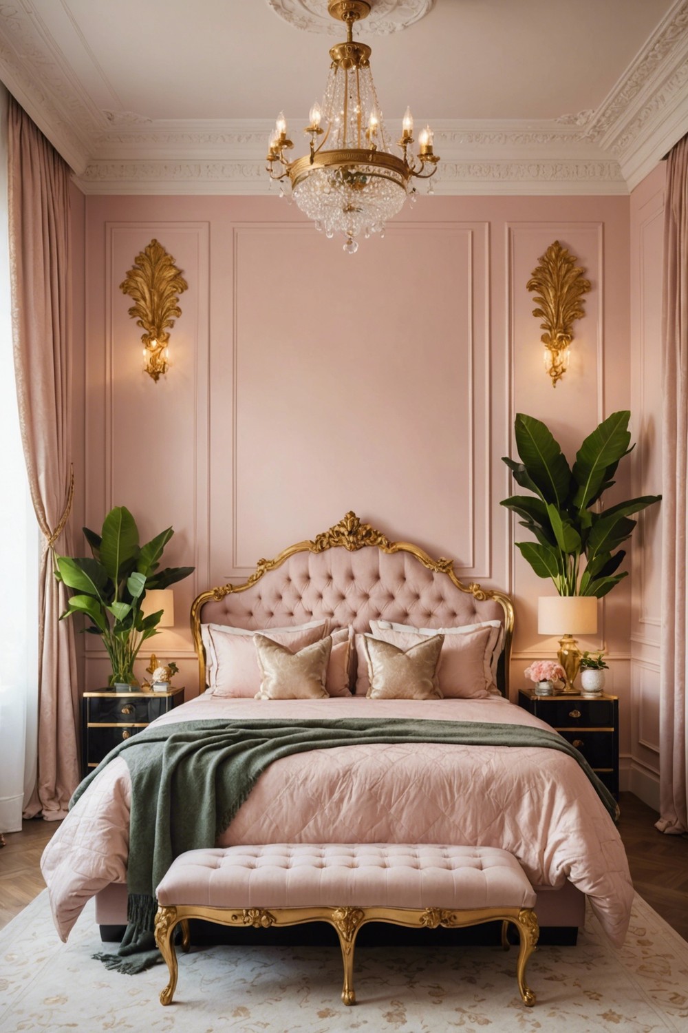 Soft Pink and Gold Paradise