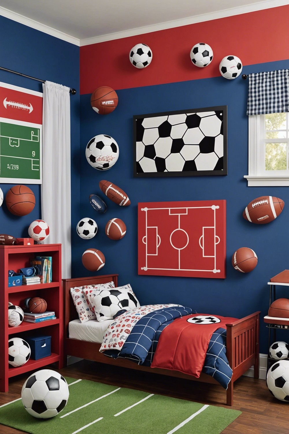 Sports Themed Nursery for the Future Athlete
