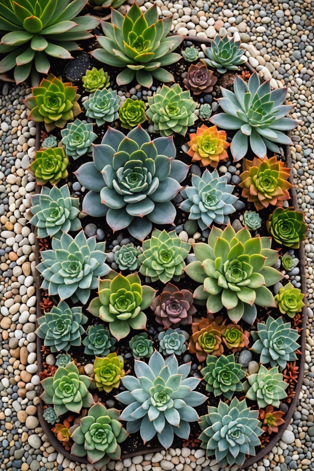 Succulent Mosaics for a Vibrant, Whimsical Look