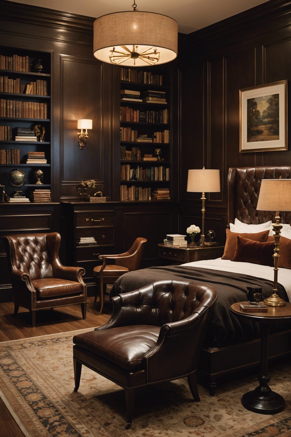 The Gentleman's Quarters: A Masculine, Sophisticated Space
